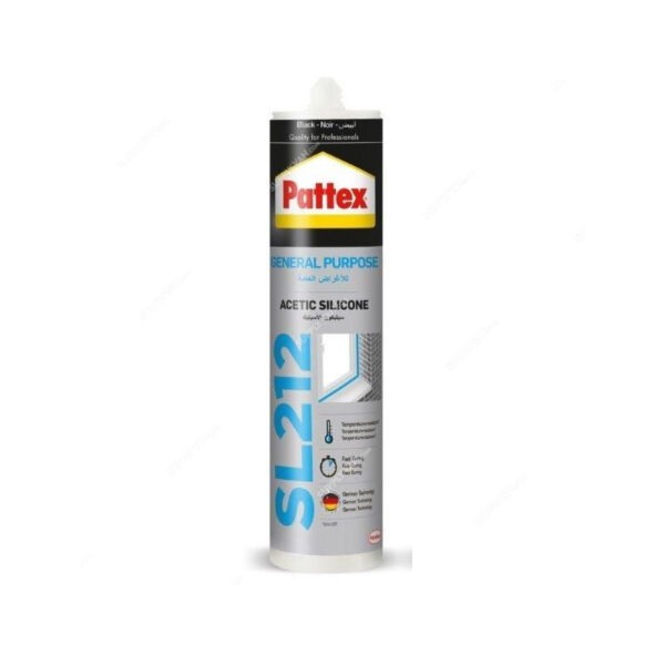 Henkel Pattex SL212 Silicone Sealant   Black