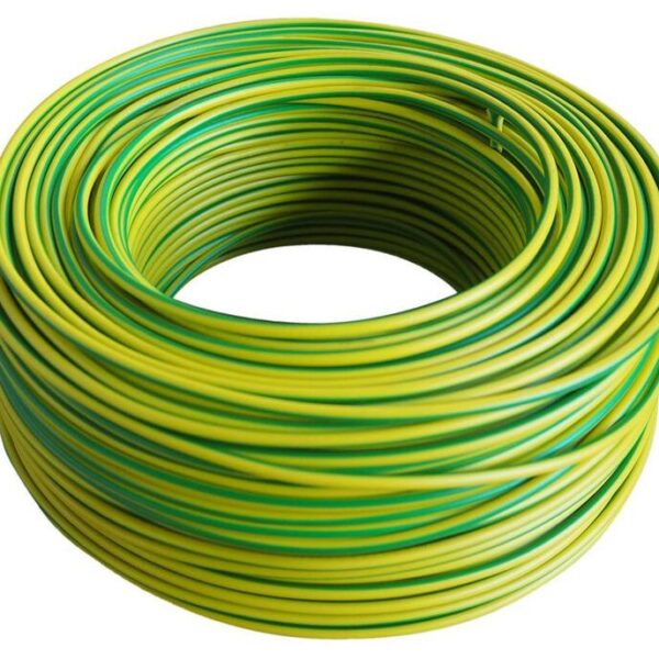 Oman Single Core Wire 2 5mm Yellow/Green 100 mtr